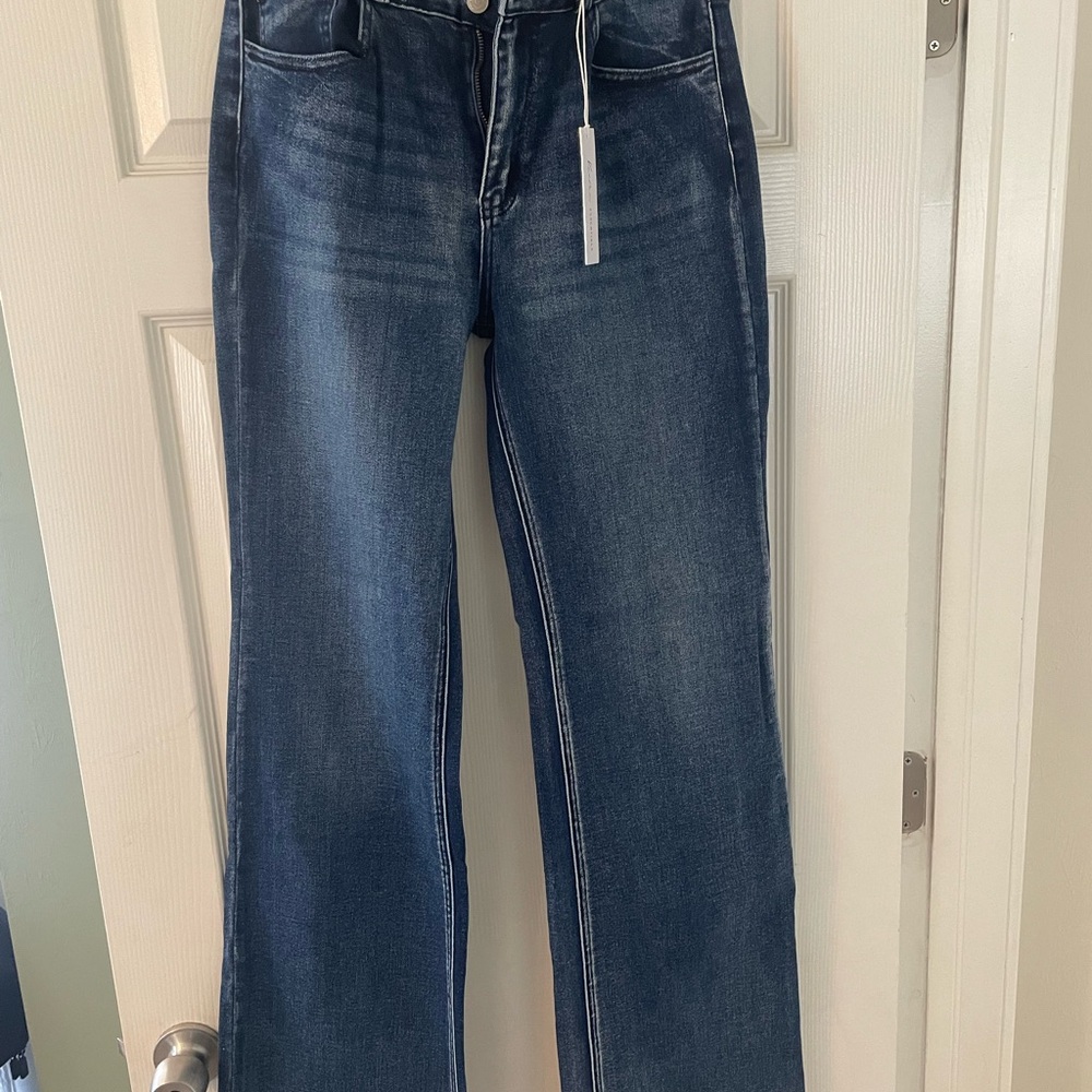 KanCan Blue Flare Wide Leg Jeans
